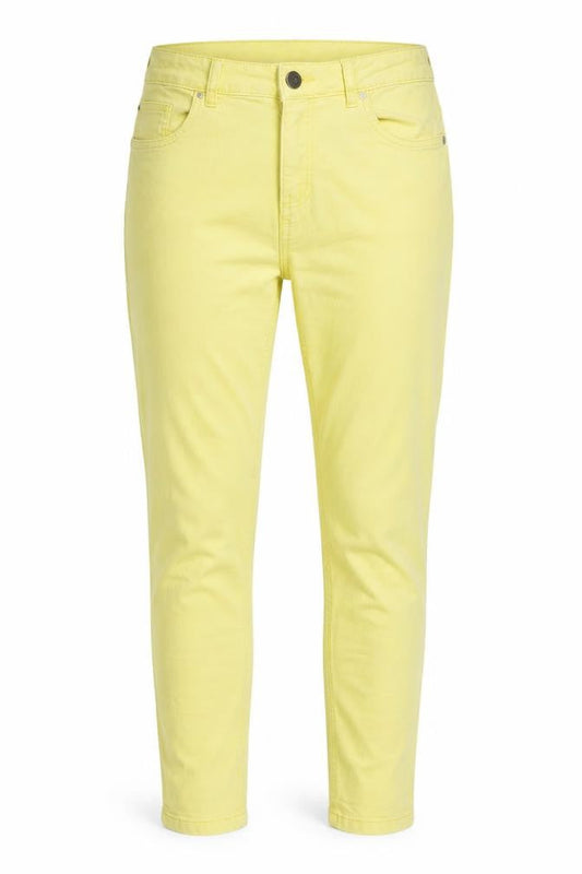 Womens UK Size 40 Fransa Regular Fit Skinny Yellow Jeans