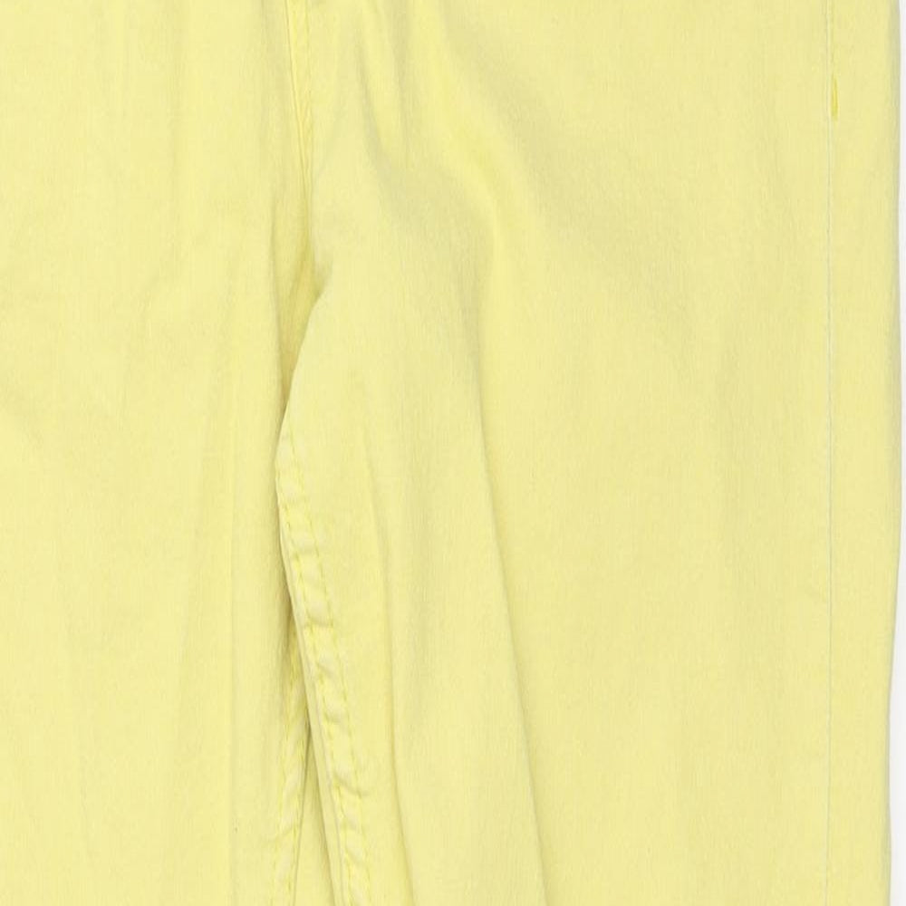 Fransa Womens Yellow   Skinny Jeans Size 40 L27 in
