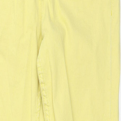 Fransa Womens Yellow   Skinny Jeans Size 40 L27 in