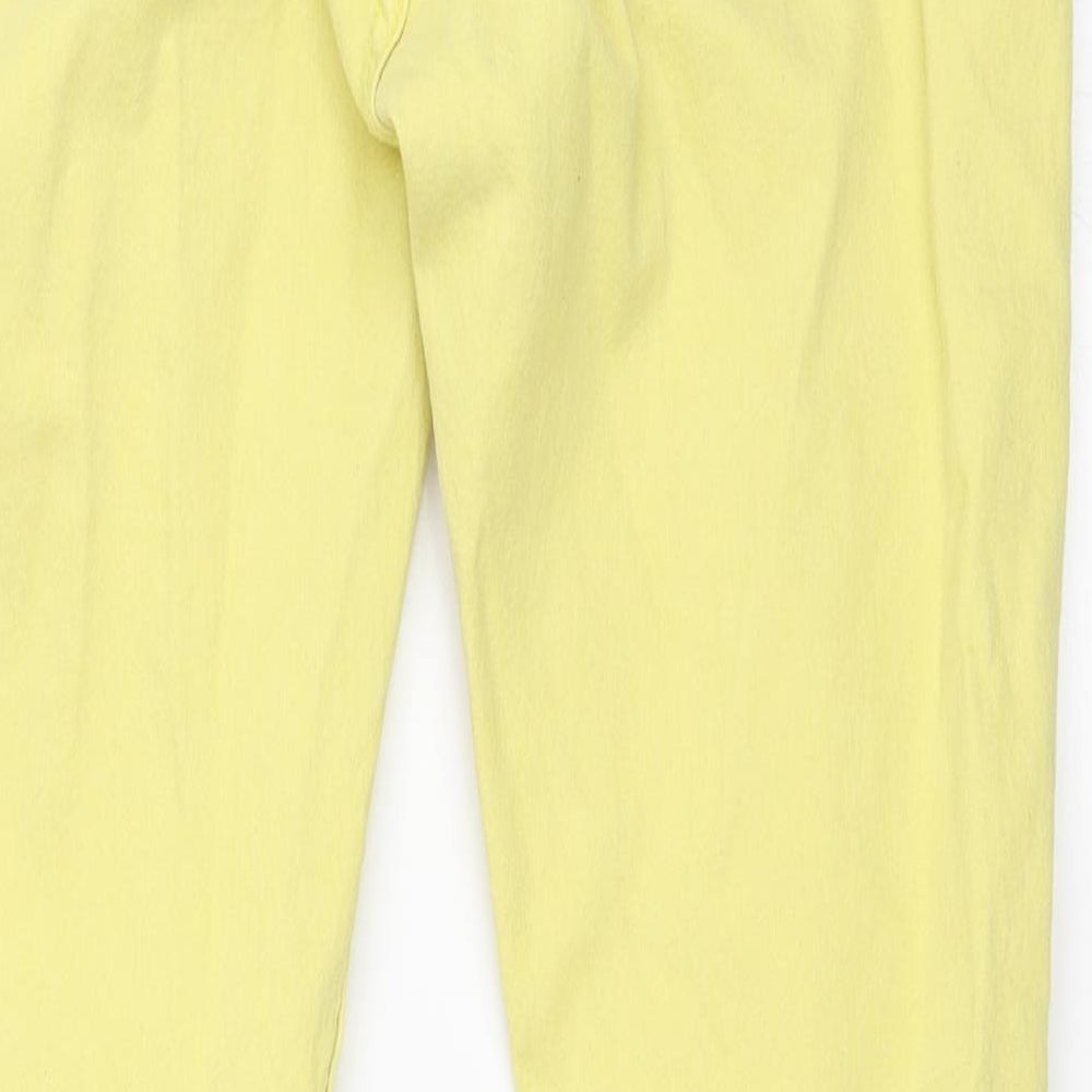 Fransa Womens Yellow   Skinny Jeans Size 40 L27 in