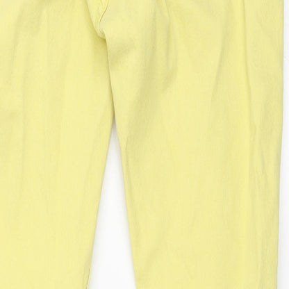Fransa Womens Yellow   Skinny Jeans Size 40 L27 in