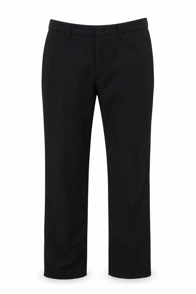 Mens UK Size 32 in Burton Regular Fit  Black Trousers
