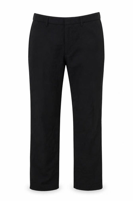 Mens UK Size 32 in Burton Regular Fit  Black Trousers