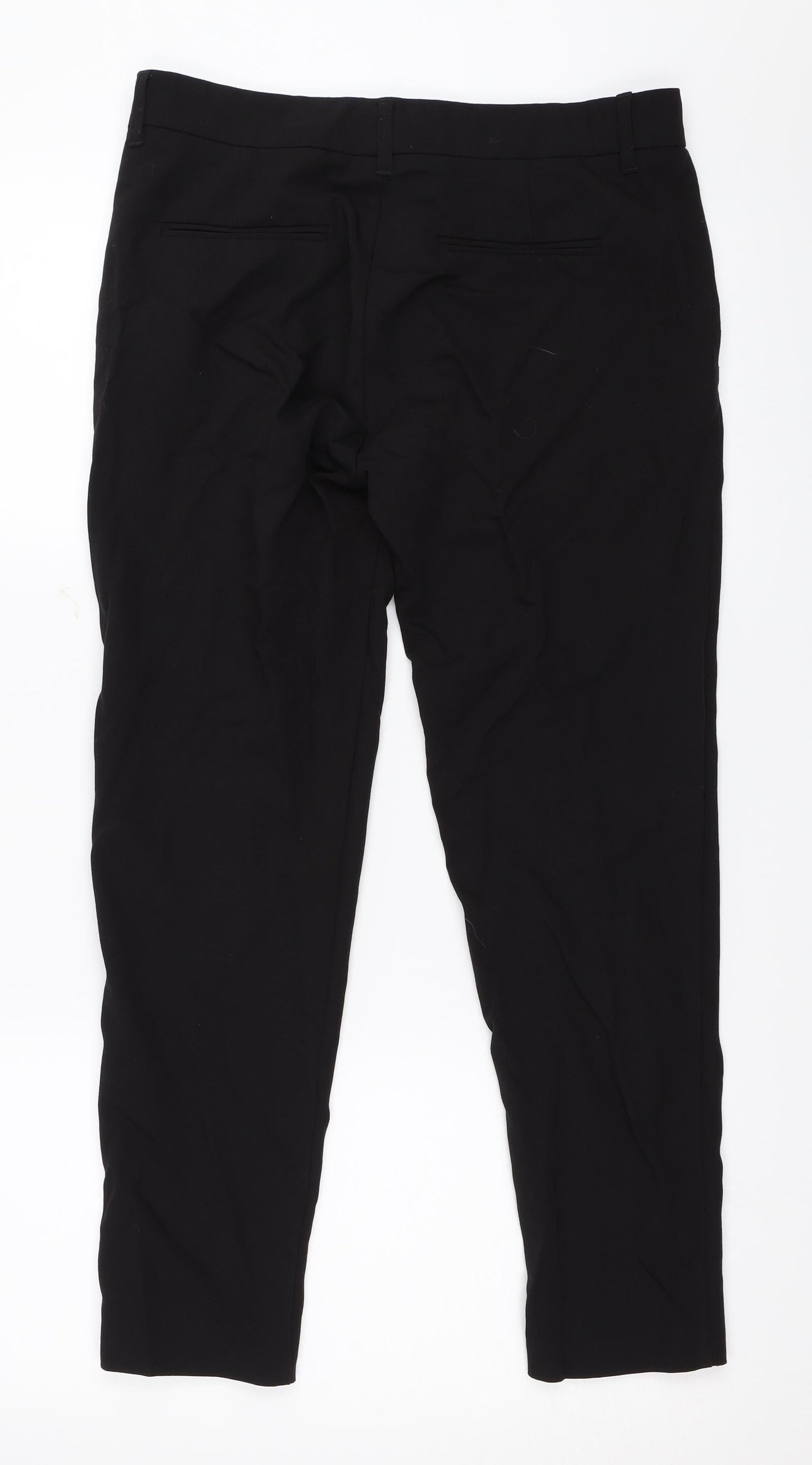 Womens UK Size 36 Stradivarius Regular Fit  Black Trousers