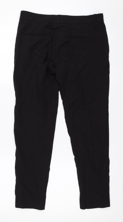 Womens UK Size 36 Stradivarius Regular Fit  Black Trousers