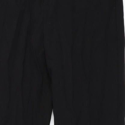 Womens UK Size 36 Stradivarius Regular Fit  Black Trousers