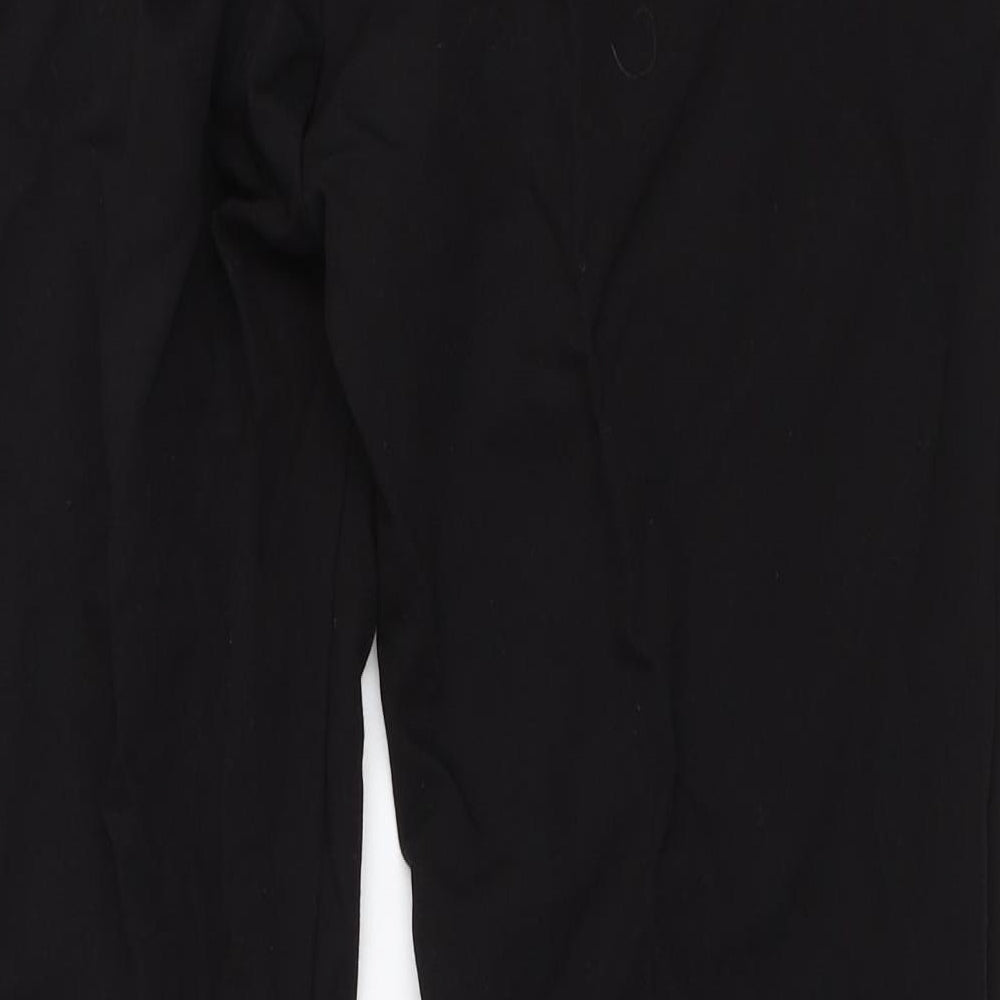Womens UK Size 36 Stradivarius Regular Fit  Black Trousers
