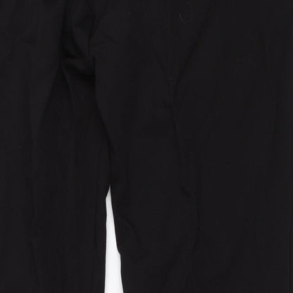 Womens UK Size 36 Stradivarius Regular Fit  Black Trousers
