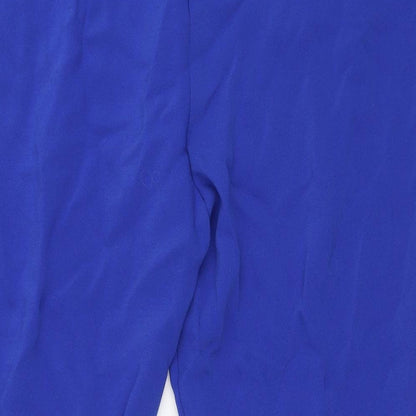 Womens UK Size 38 in NEXT Regular Fit Capri Blue Trousers