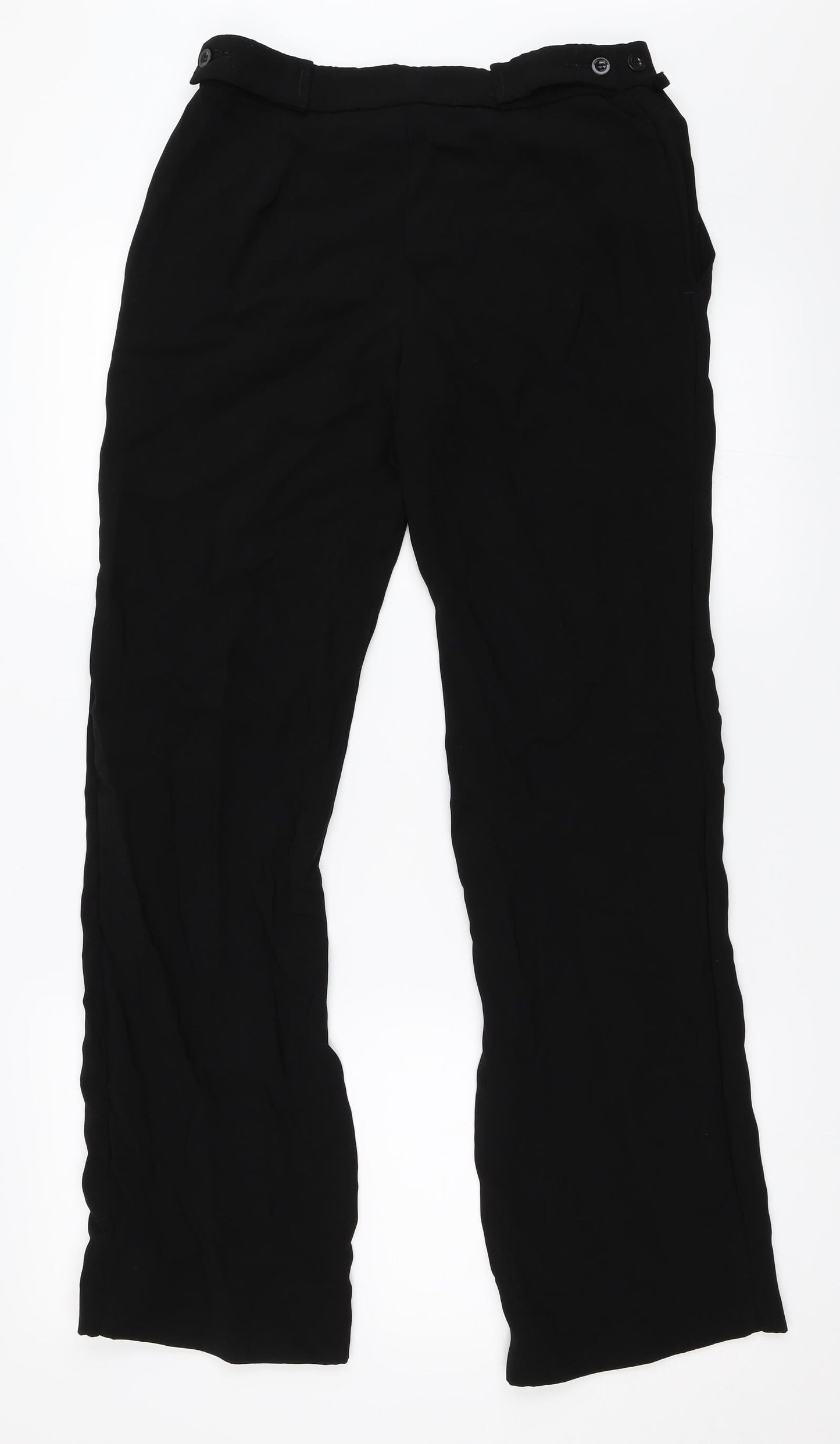 Booths Womens Black   Trousers  Size 8 L31 in