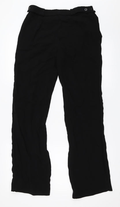 Booths Womens Black   Trousers  Size 8 L31 in