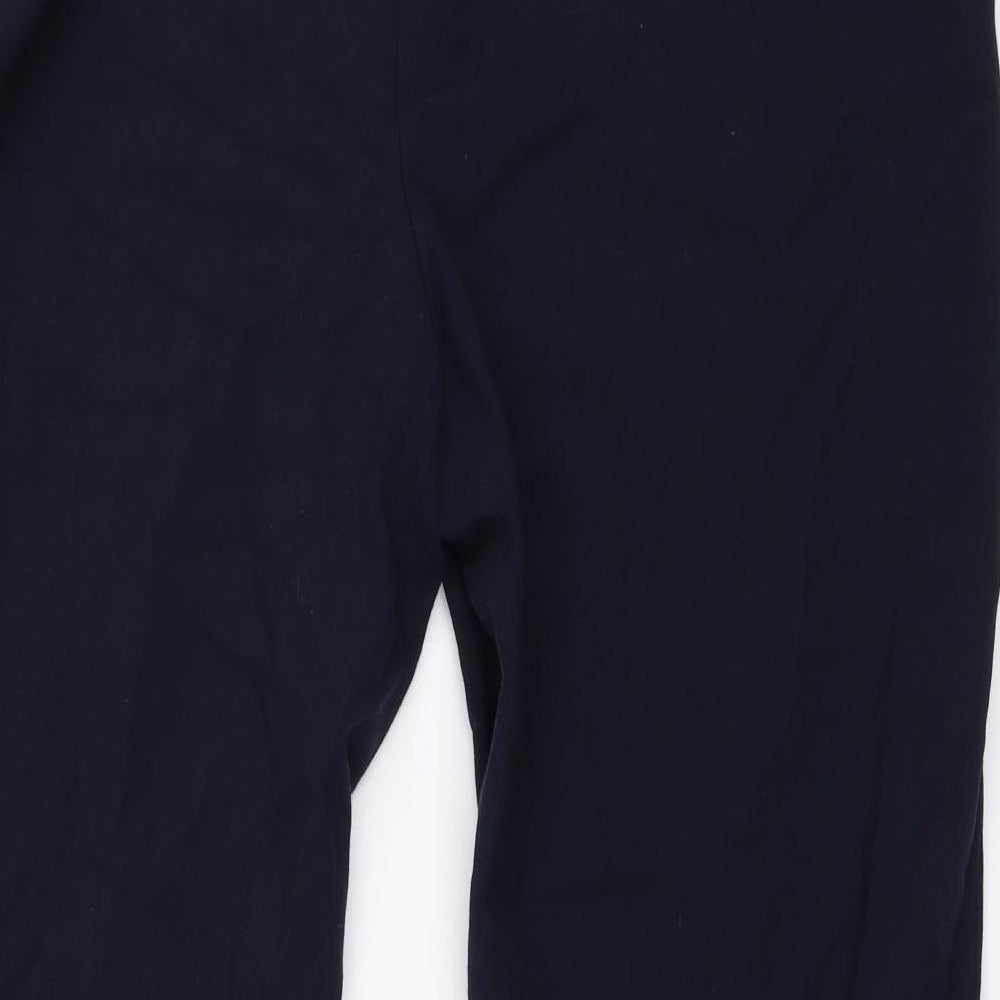 Womens UK Size 14 Marks and Spencer Regular Fit  Blue Trousers