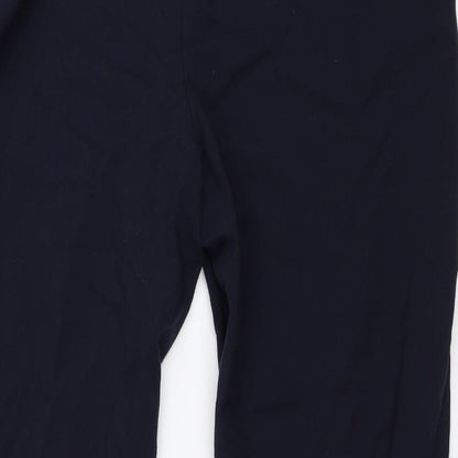 Womens UK Size 14 Marks and Spencer Regular Fit  Blue Trousers
