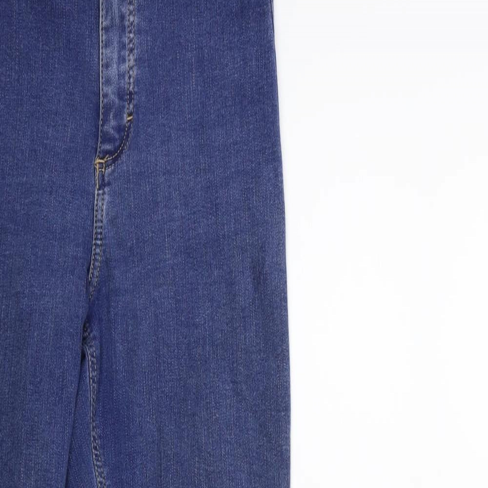 Topshop Womens Blue  Denim Skinny Jeans Size 26 in L32 in