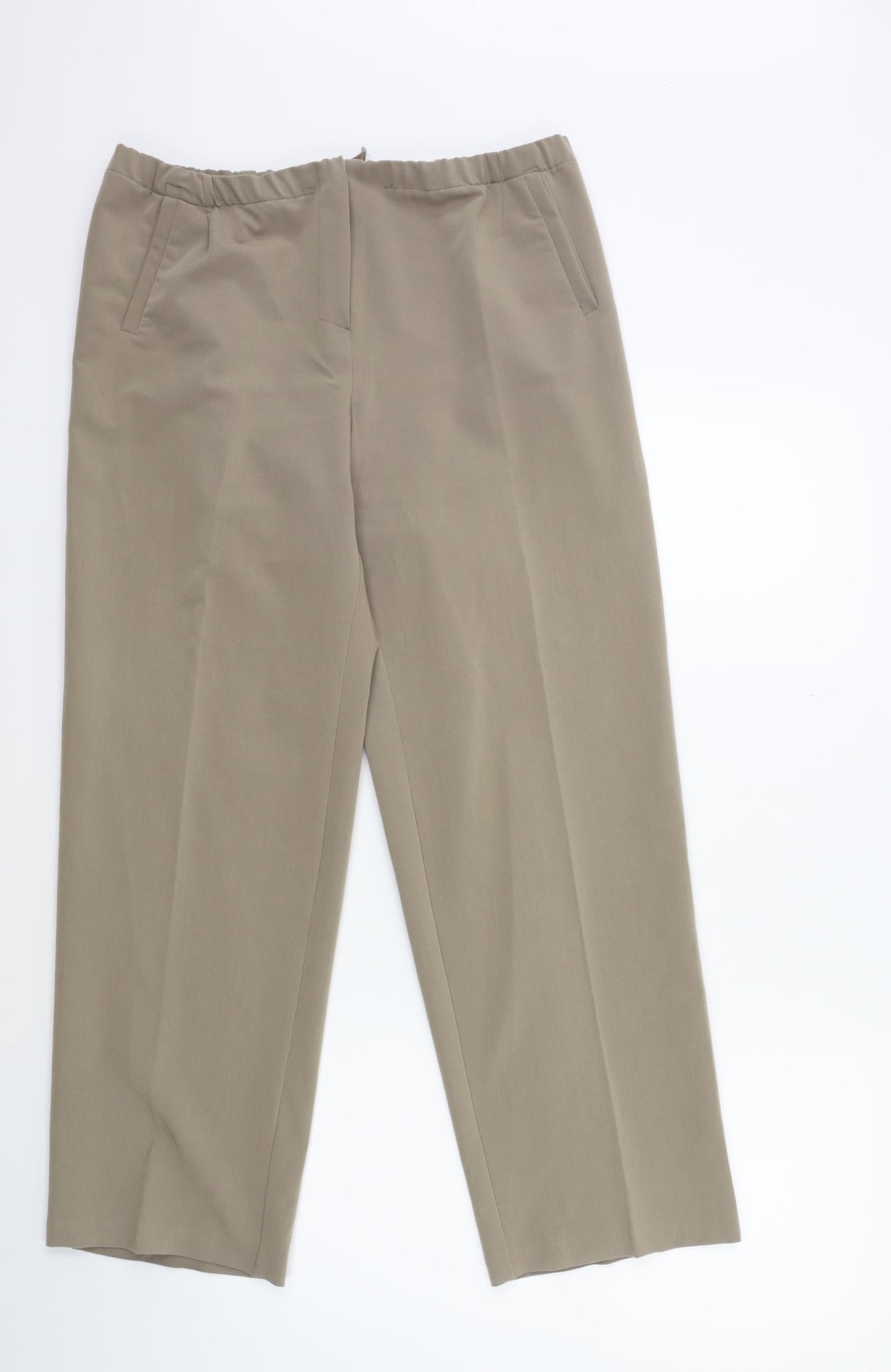 Womens UK Size 32 in Preworn Regular Fit  Brown Trousers