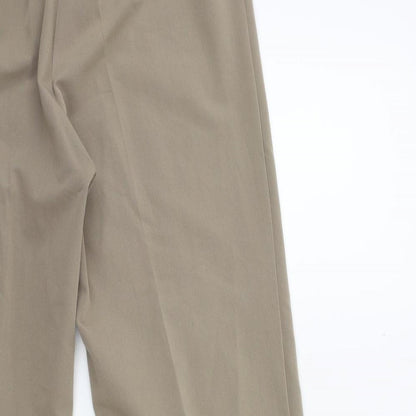 Womens UK Size 32 in Preworn Regular Fit  Brown Trousers