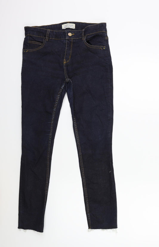 Promod Womens Blue  Denim Skinny Jeans Size 28 in L26 in