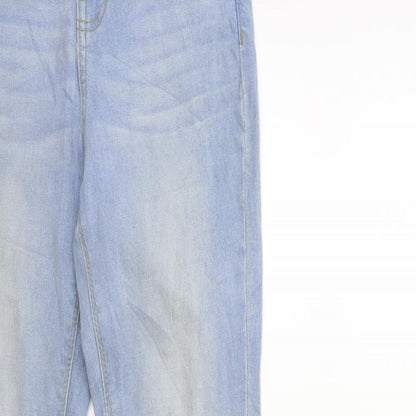 Denim & Co. Womens Blue  Denim Skinny Jeans Size 6 L30 in