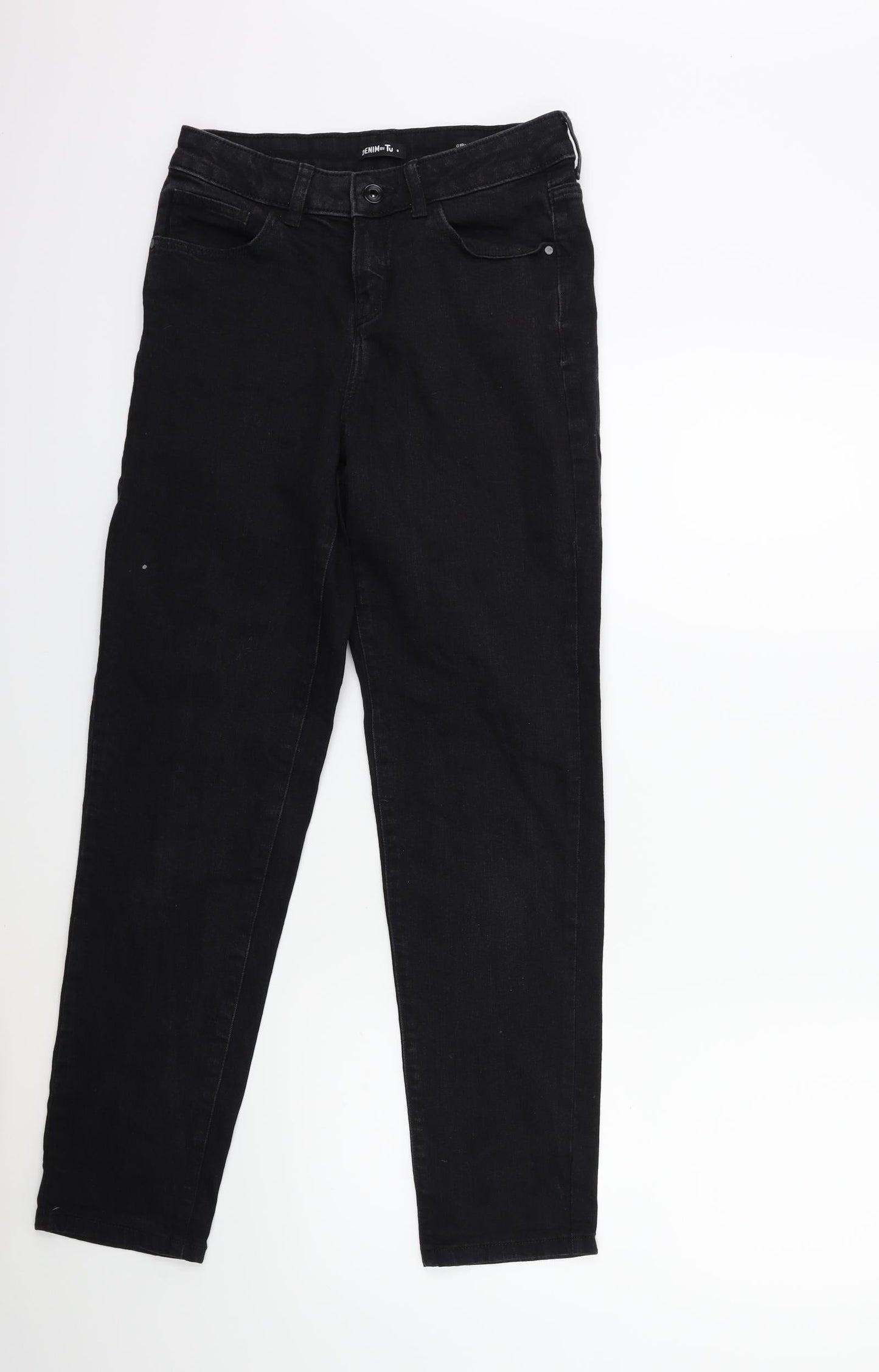 TU Womens Black  Denim Skinny Jeans Size 8 L28 in