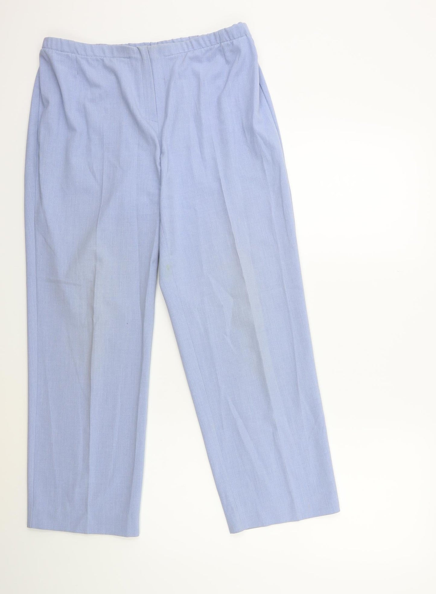 Womens UK Size 32 in Preworn Regular Fit  Blue Trousers
