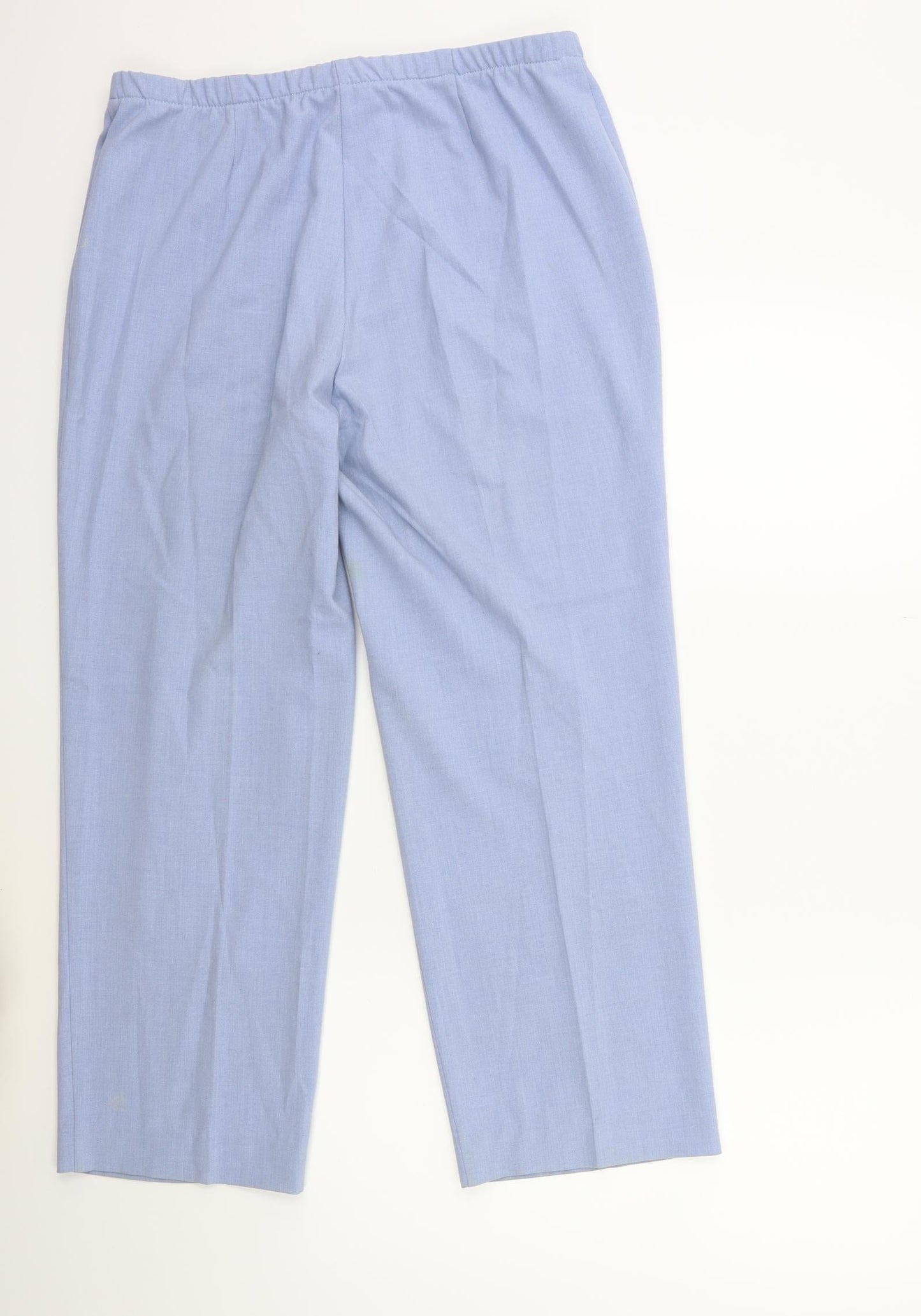 Womens UK Size 32 in Preworn Regular Fit  Blue Trousers