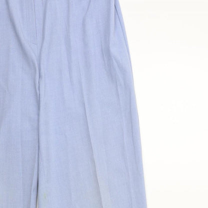 Womens UK Size 32 in Preworn Regular Fit  Blue Trousers