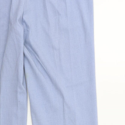 Womens UK Size 32 in Preworn Regular Fit  Blue Trousers