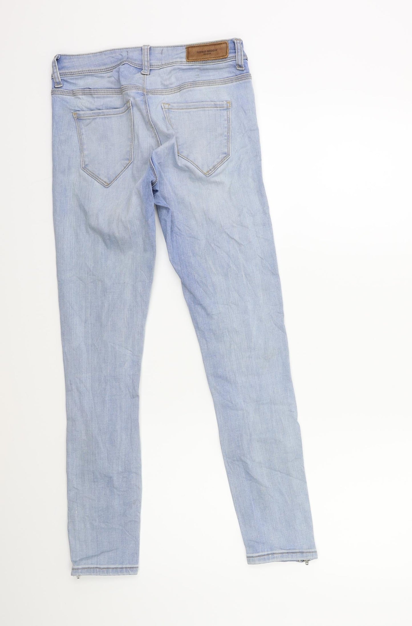 VERO MODA Womens Blue  Denim Skinny Jeans Size 26 in L32 in