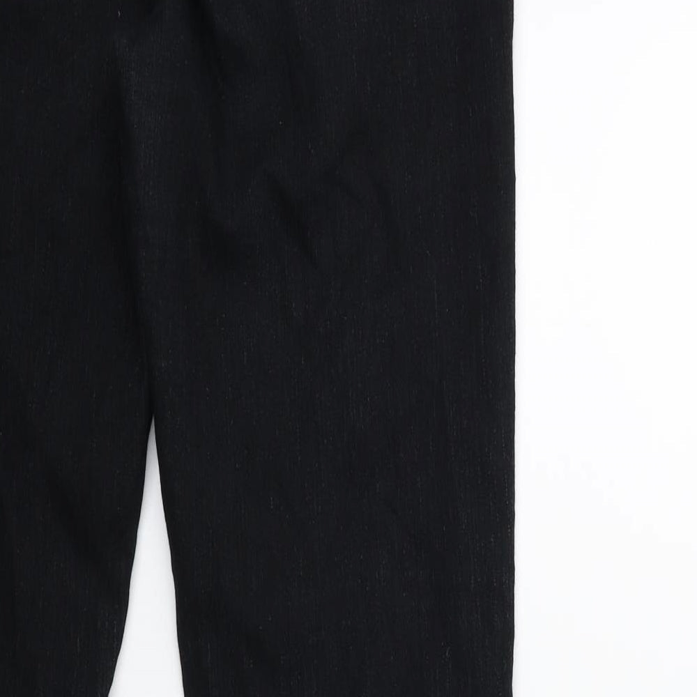 M2B Womens Black  Denim Jegging Jeans Size 10 L29 in