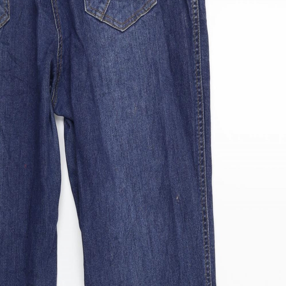 Gina Benotti Womens Blue  Denim Straight Jeans Size 16 L30 in