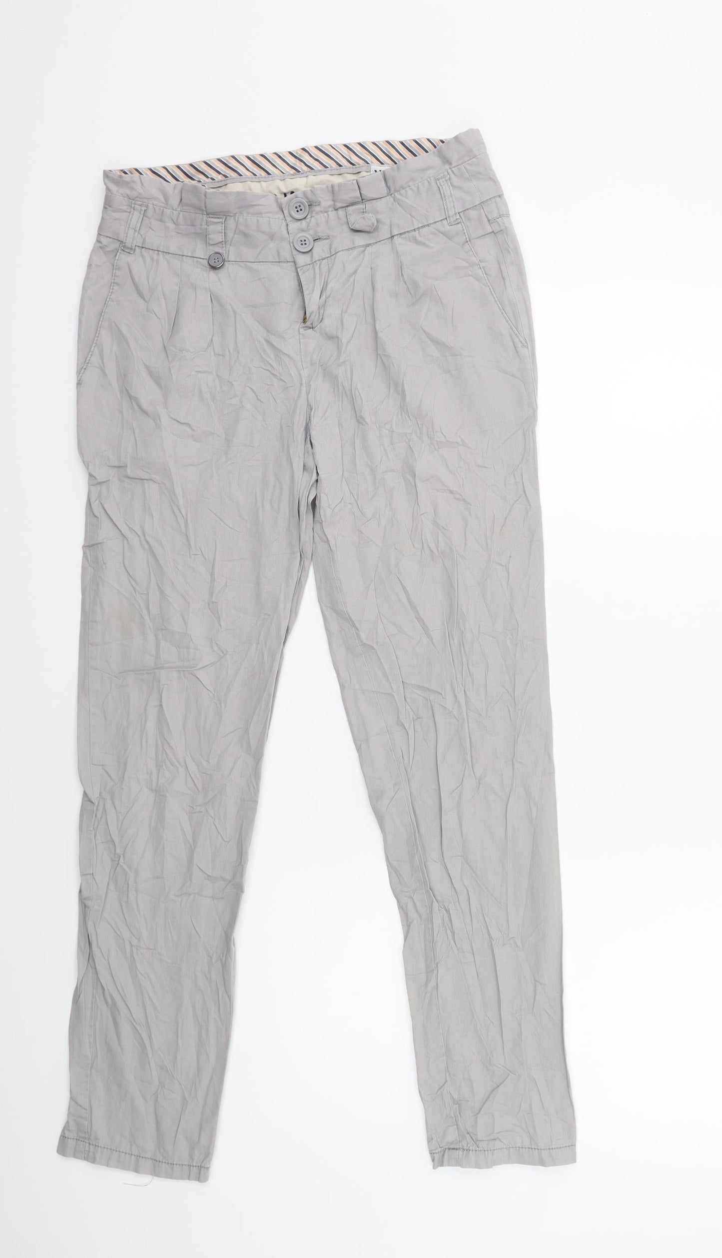 Sublevel Womens Grey   Trousers  Size XS L25 in