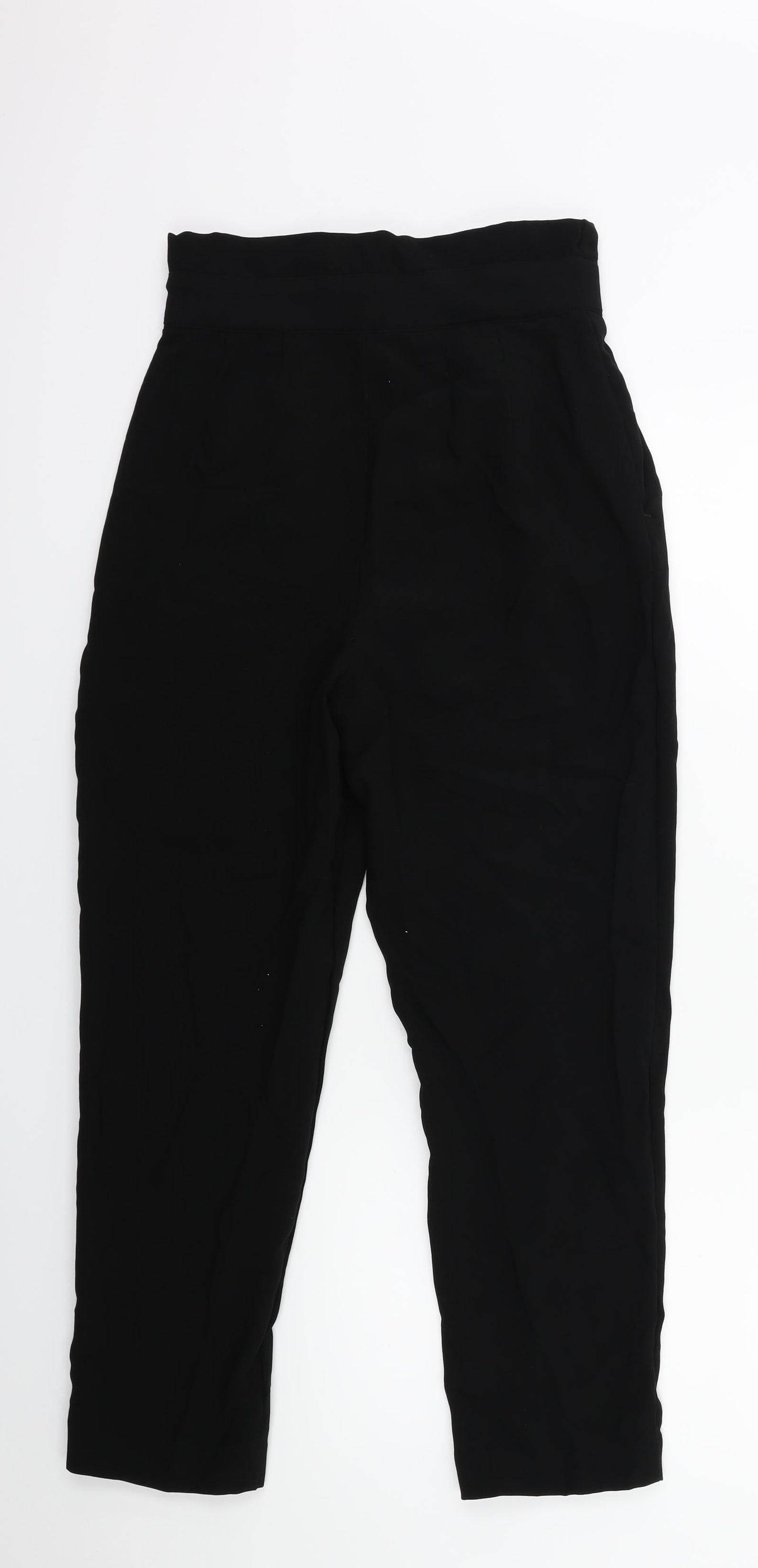 Womens UK Size 8 H&M Regular Fit  Black Trousers