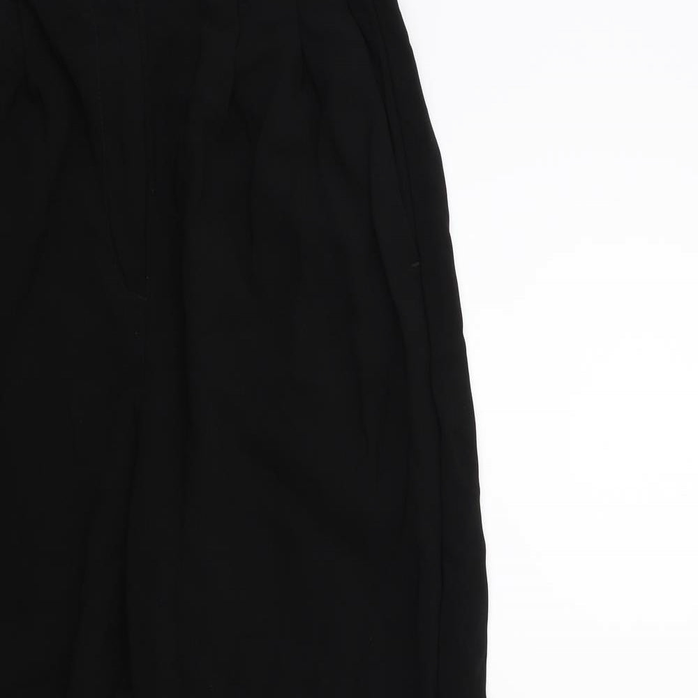 Womens UK Size 8 H&M Regular Fit  Black Trousers