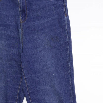 Denim & Co. Womens Blue  Denim Skinny Jeans Size 12 L28 in