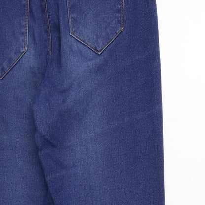 Denim & Co. Womens Blue  Denim Skinny Jeans Size 12 L28 in