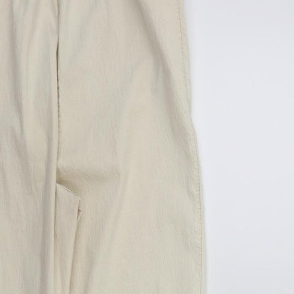 Womens UK Size 30 in Preworn Regular Fit Cropped Beige Trousers