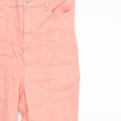 F&F Womens Pink  Denim Skinny Jeans Size 10 L28 in