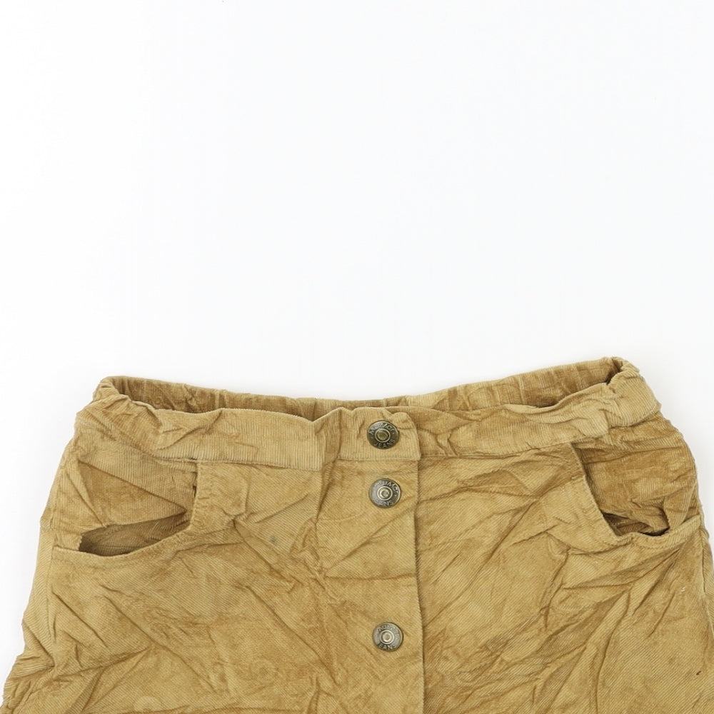 mar mar Girls Beige  Corduroy Skater  Size 10 Years
