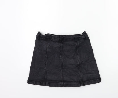 FOREVER 21 Womens Black  Denim A-Line Skirt Size 29 in