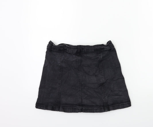 FOREVER 21 Womens Black  Denim A-Line Skirt Size 29 in
