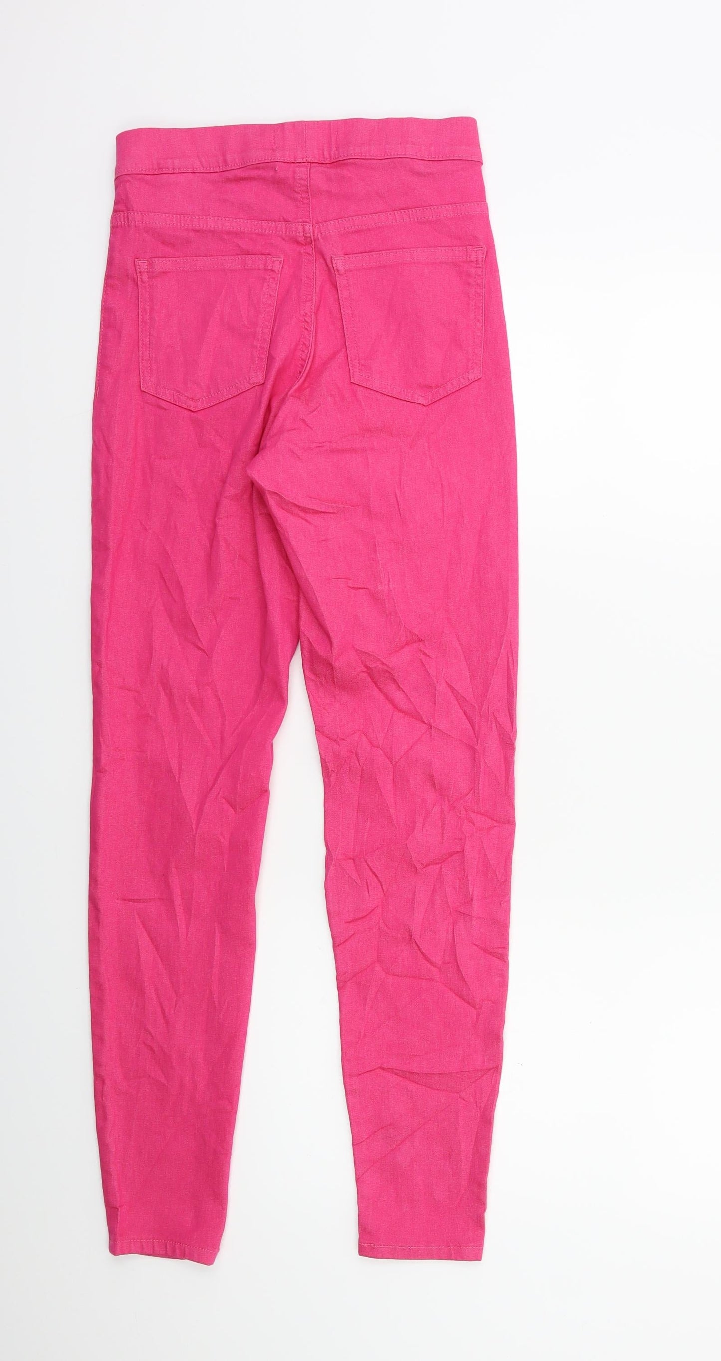 Womens UK Size 6 Marks and Spencer Regular Fit Jegging Pink Jeans
