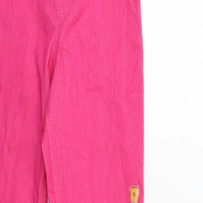 Womens UK Size 6 Marks and Spencer Regular Fit Jegging Pink Jeans