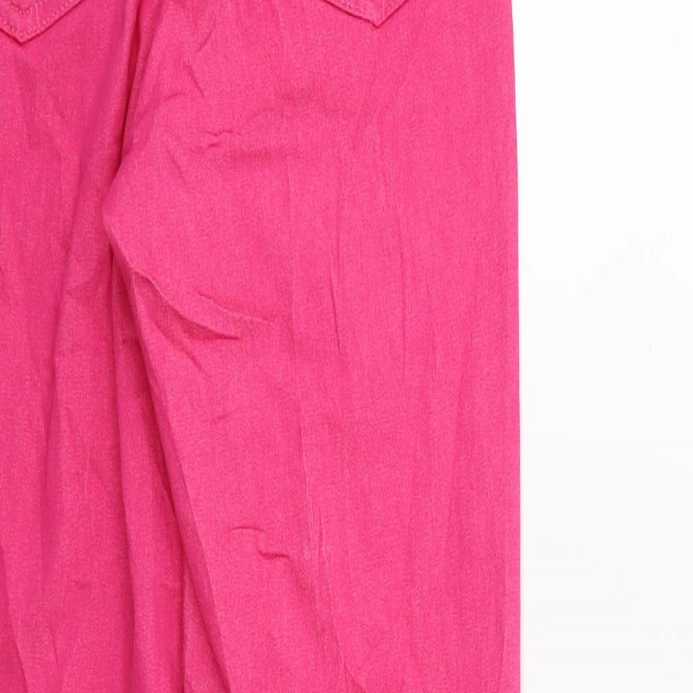 Womens UK Size 6 Marks and Spencer Regular Fit Jegging Pink Jeans