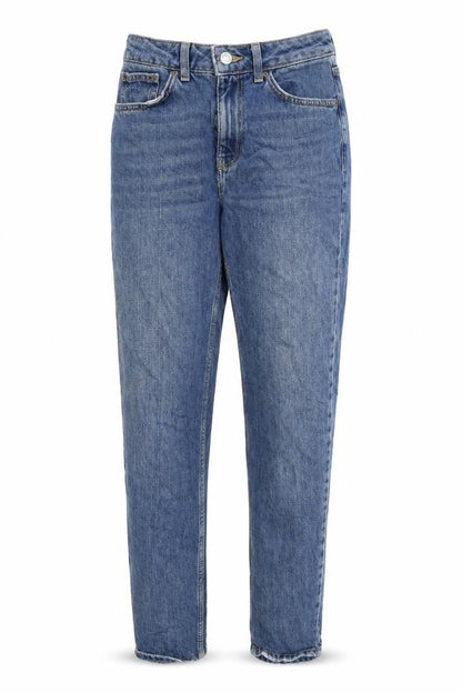 Womens UK Size 25 in Topshop Regular Fit Straight Blue Jeans