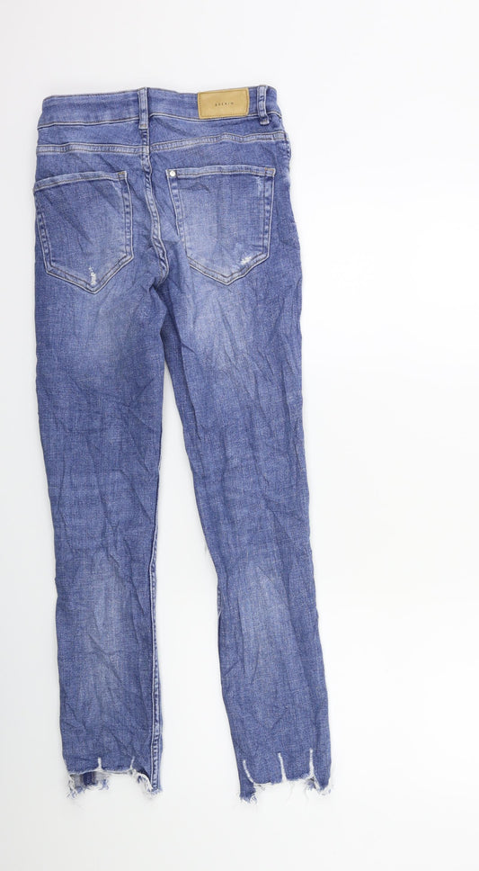 Womens UK Size 26 in H&M Regular Fit Skinny Blue Jeans