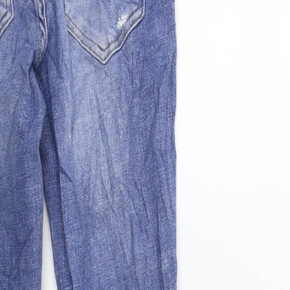 Womens UK Size 26 in H&M Regular Fit Skinny Blue Jeans