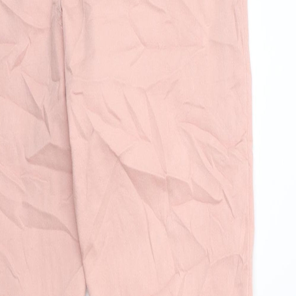 Denim & Co. Womens Pink  Denim Skinny Jeans Size 8 L28 in