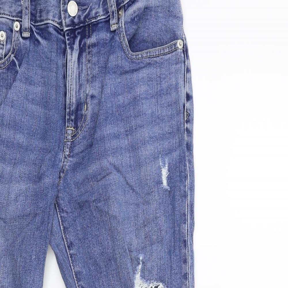 Gap Womens Blue  Denim Straight Jeans Size 28 in L26 in