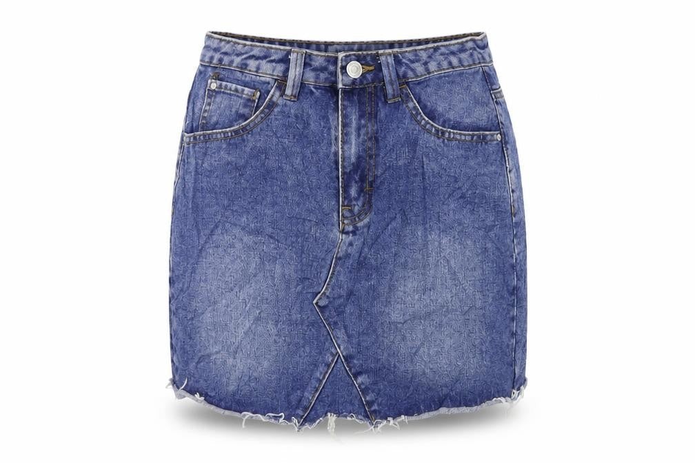 Womens UK Size 6 Denim & Co. Straight & Pencil Denim Skirt