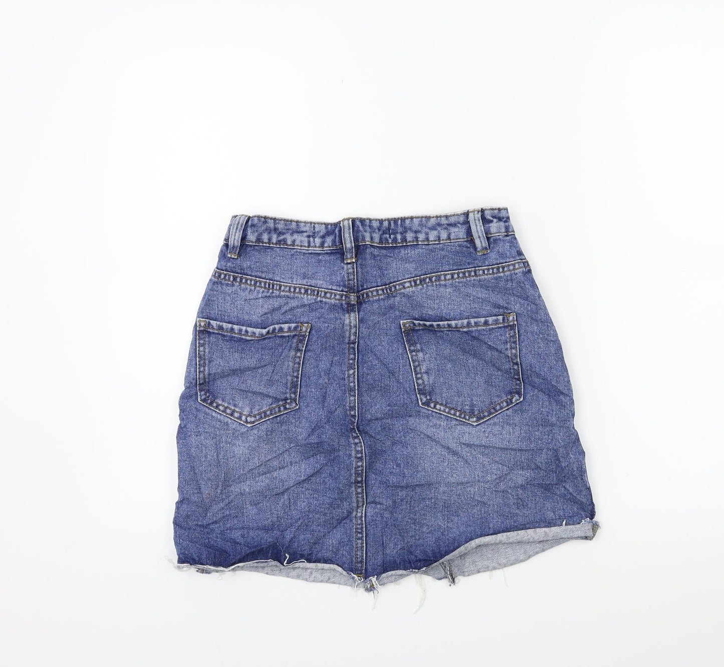 Womens UK Size 6 Denim & Co. Straight & Pencil Denim Skirt